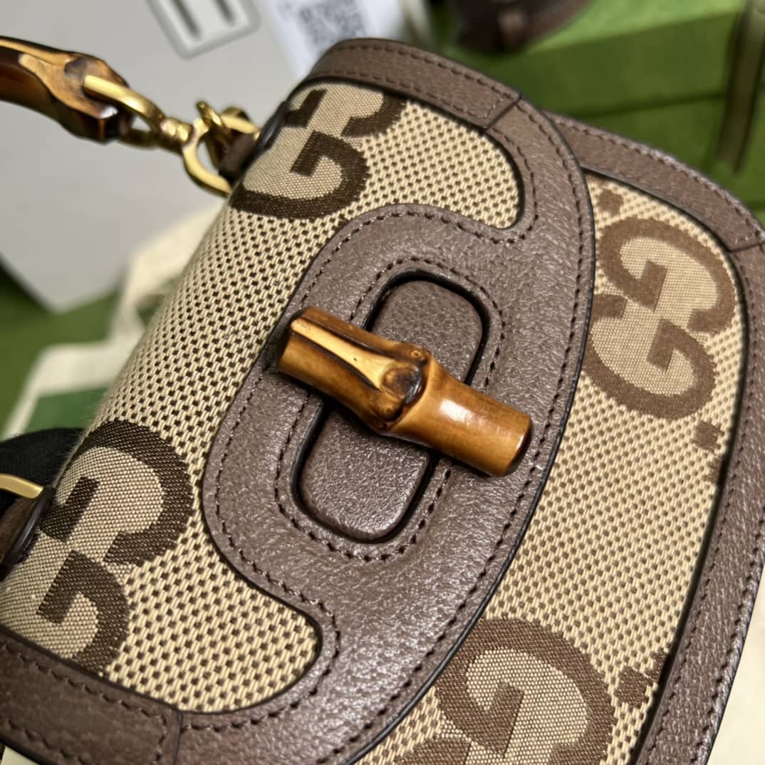 Gvc*1 Bamboo 1947 Mini Top Handle Shoulder Bag 686864 Replica