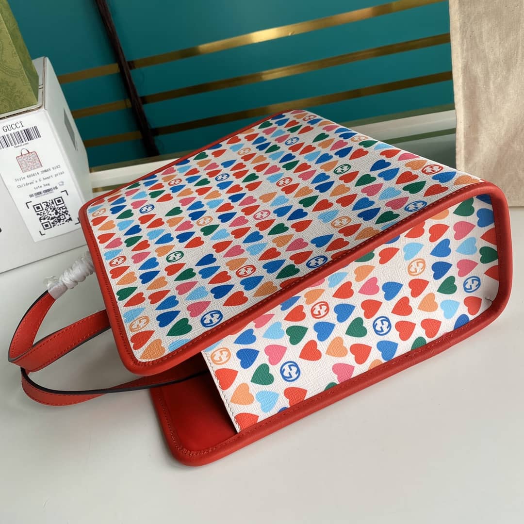 Gvc*1 GG Printed Multicolor Kids Girl Tote Replica 605614