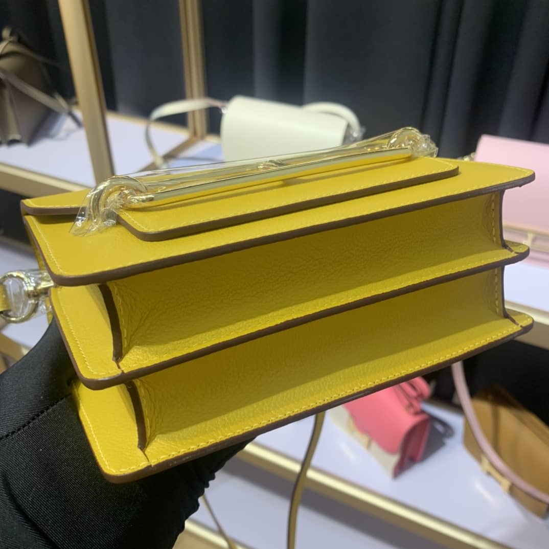 H**me5 Roulis Mini Sac Evercolor Calfskin Leather Crossbody Bag