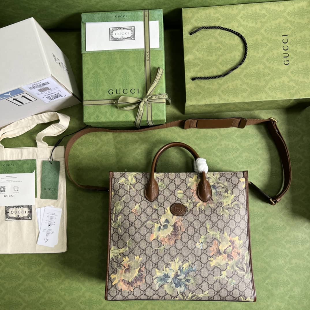 Gvc*1 Medium Tote With Geometric Print 674148 Replica Bag