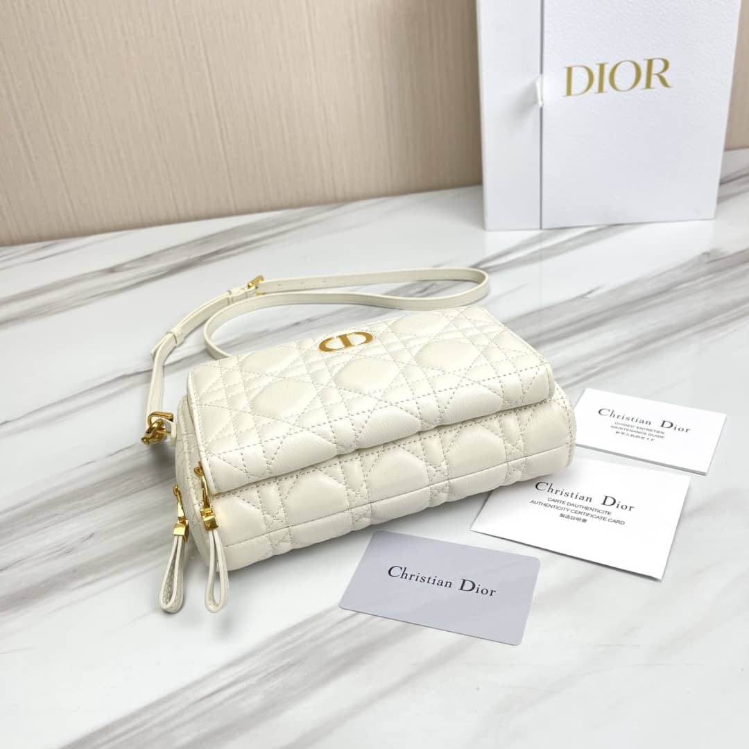 Chr1st1an D10r Caro Double Calfskin Pouch