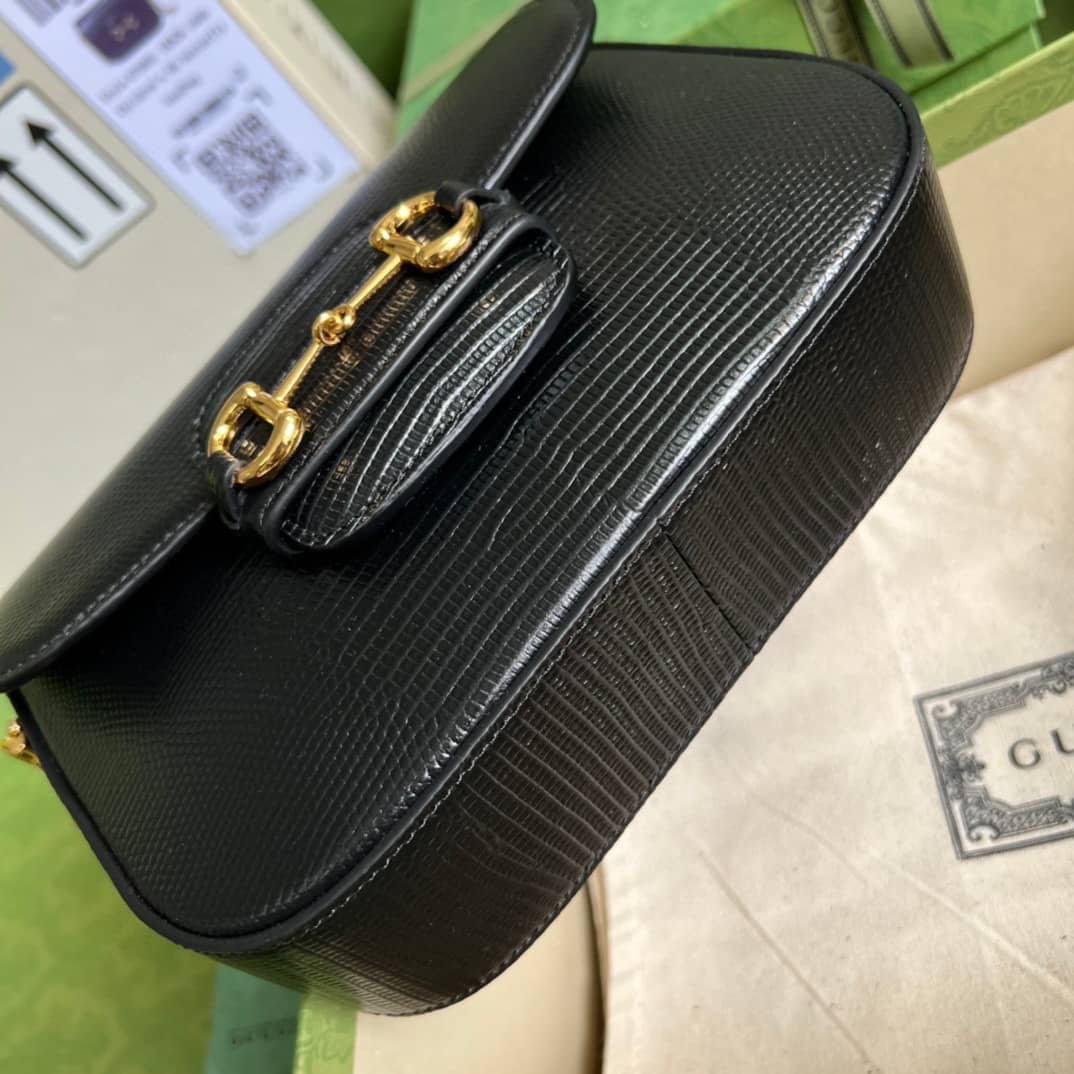 Gvc*1 Horsebit 1955 Lizard Mini 675801 Replica Shoulder Bag