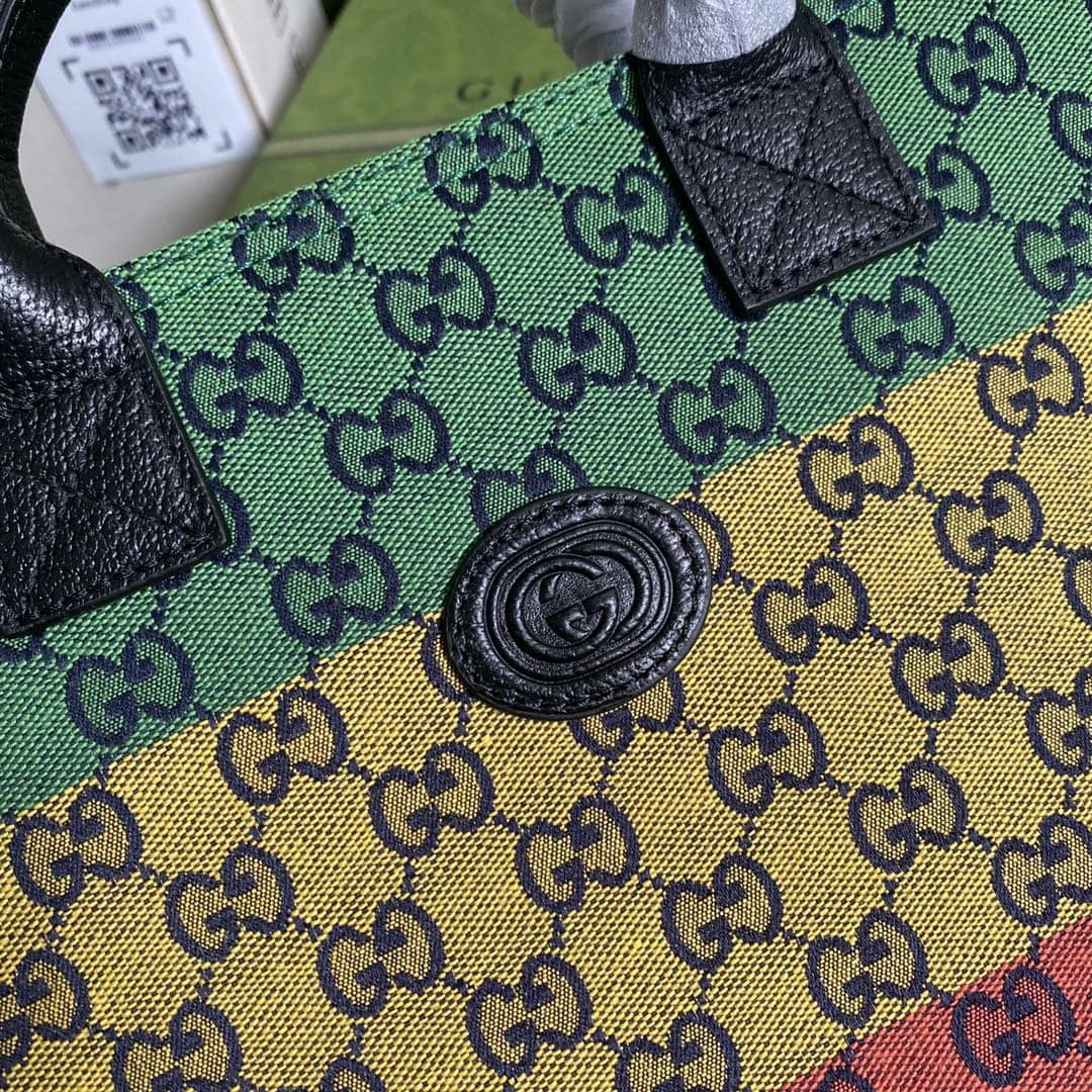 Gvc*1 GG Marmont Multicolor Tote Replica 550763