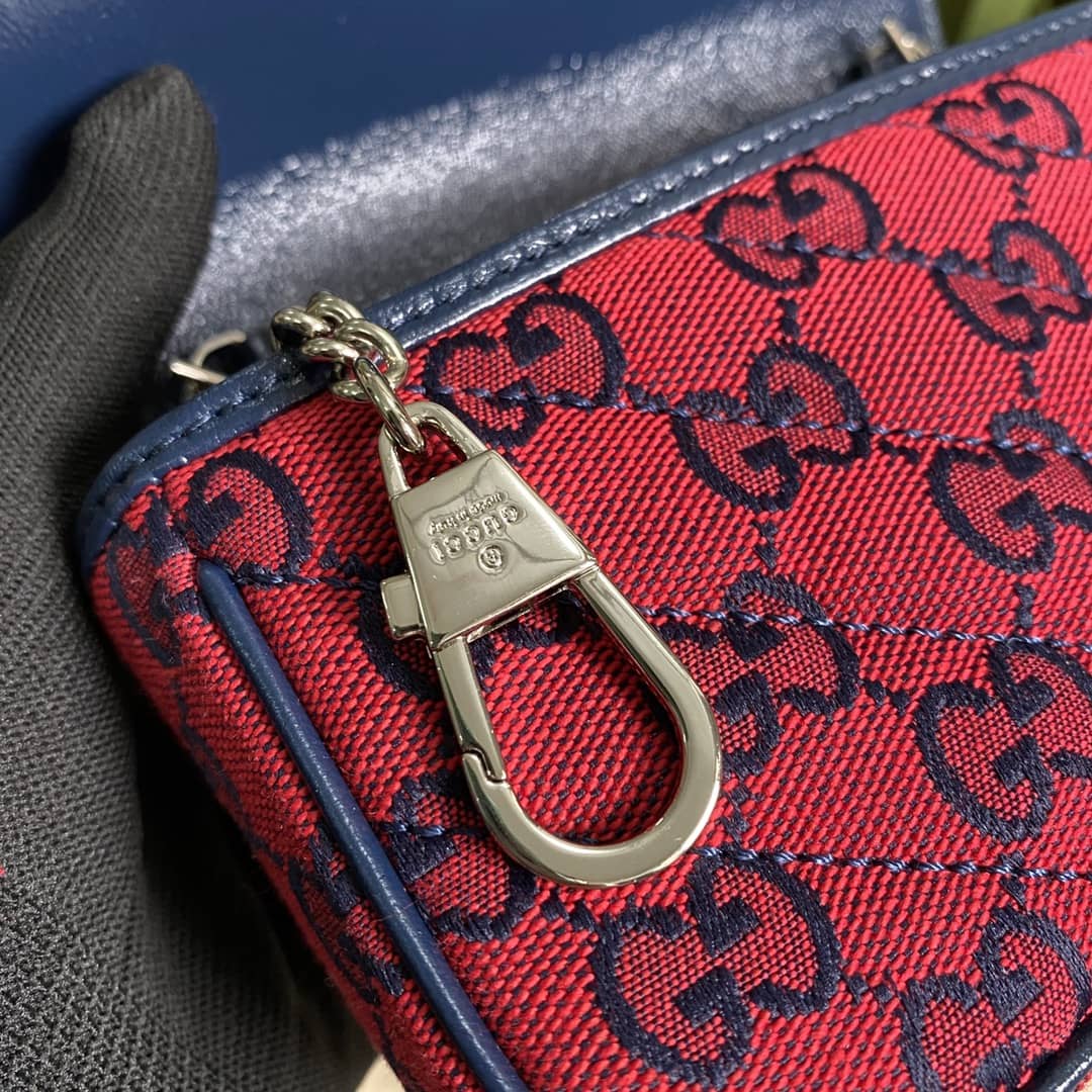 Gvc*1 GG Marmont Matelassé Mini Crossbody Bag Replica 476433