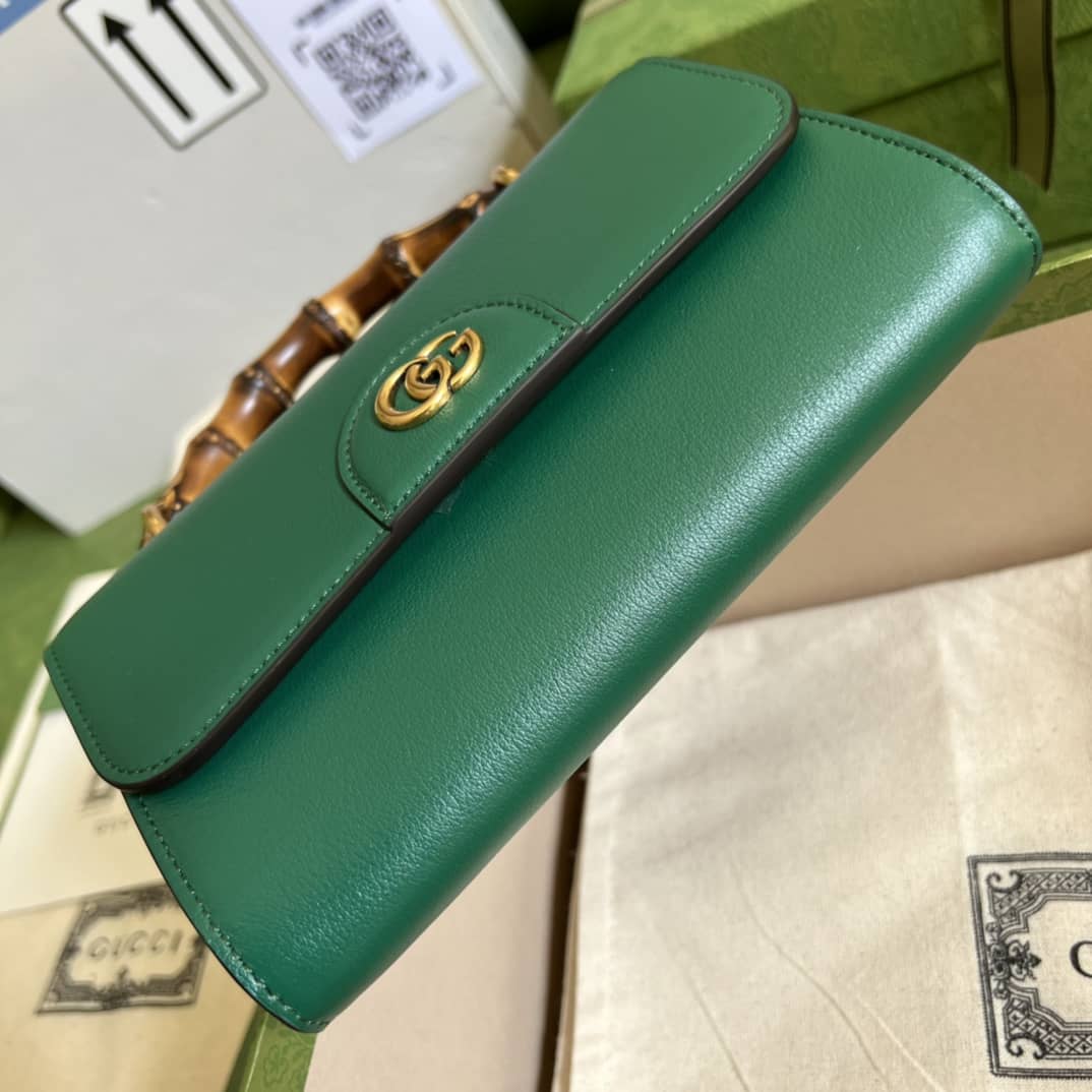 Gvc*1 GG Small Top Handle Tote Bag With Bamboo 675794 Replica
