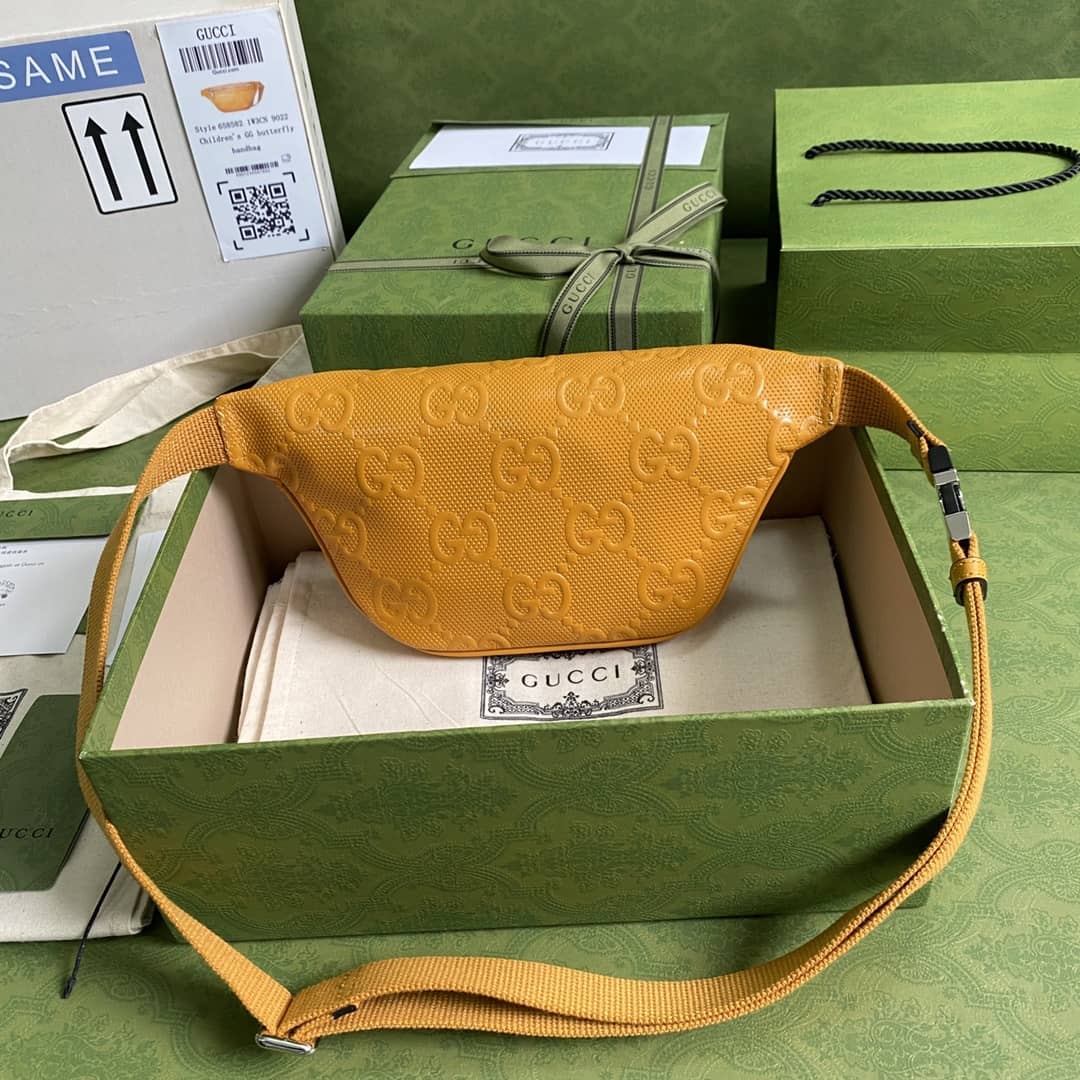 Gvc*1 GG Embossed Belt Bag Replica 658582