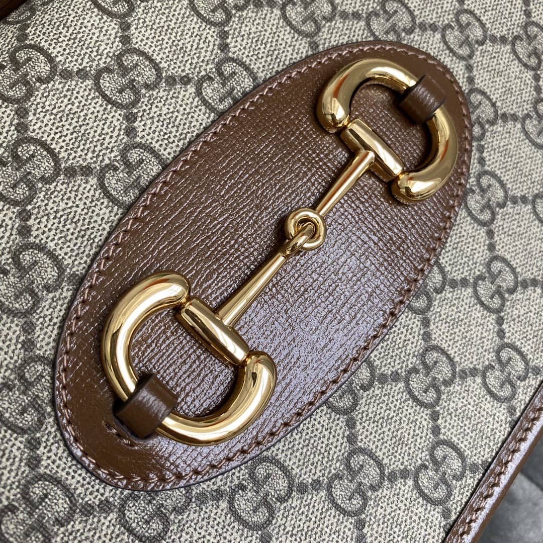 Gvc*1 Horsebit 1955 Small Top Handle Replica Bag Brown 627323