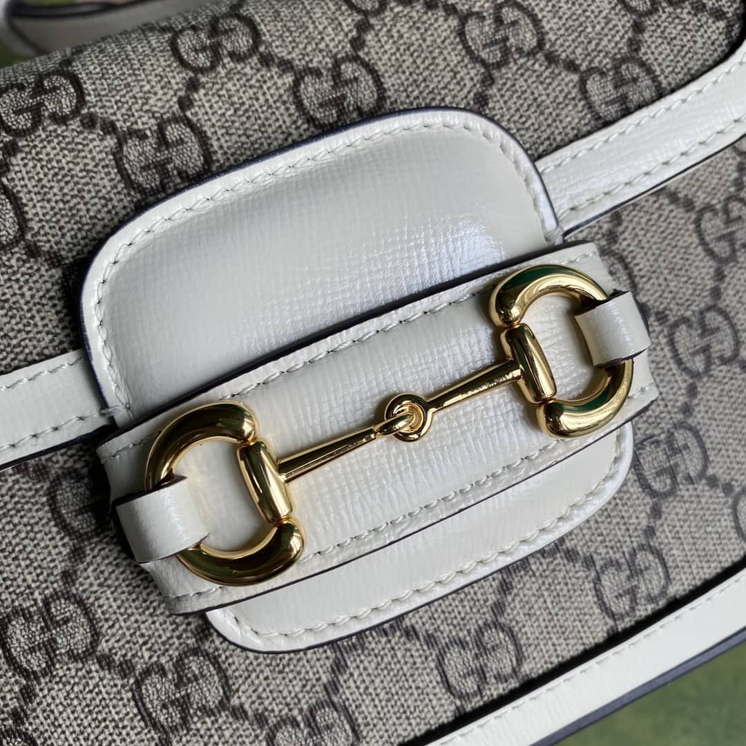 Gvc*1 1955 Horsebit Svp*me GG Canvas Mini Shoulder Bag Replica 658574
