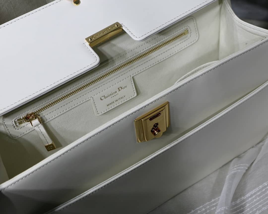 D10r Latte Smooth Calfskin Parisienne Bag