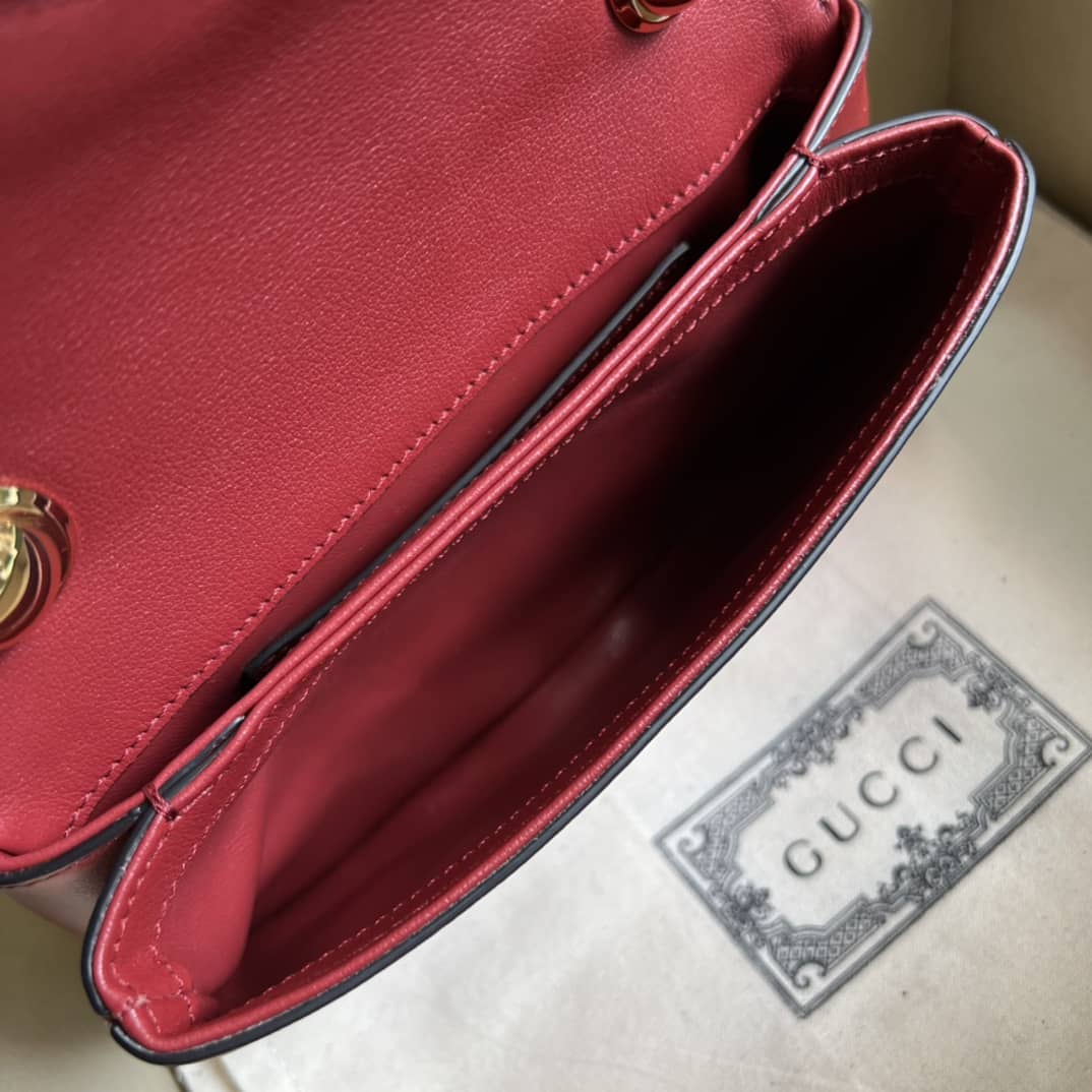 Gvc*1 Blondie Mini Bag Red 698643 Replica Crossbody Bag