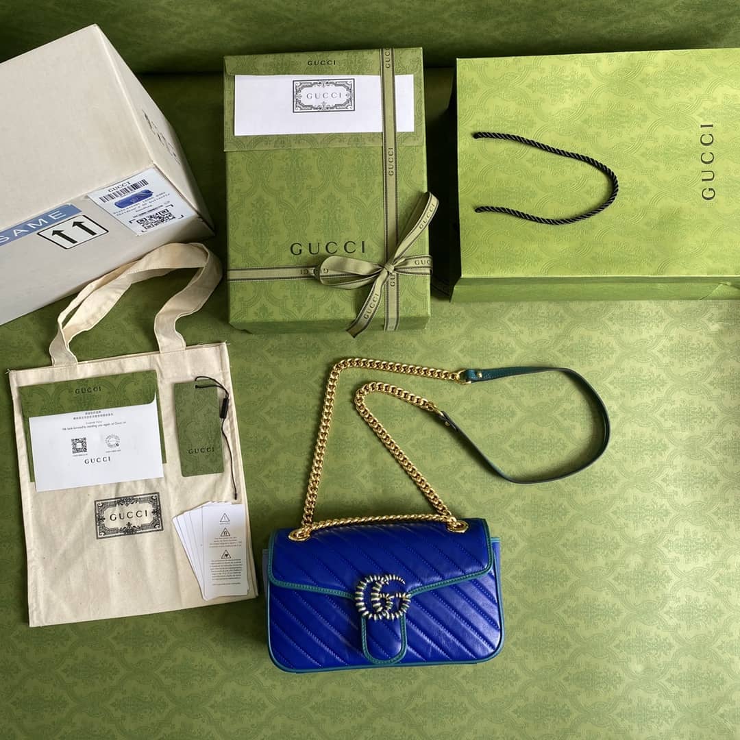 Gvc*1 Marmont GG Small matelassé Shoulder Bag Replica 443497