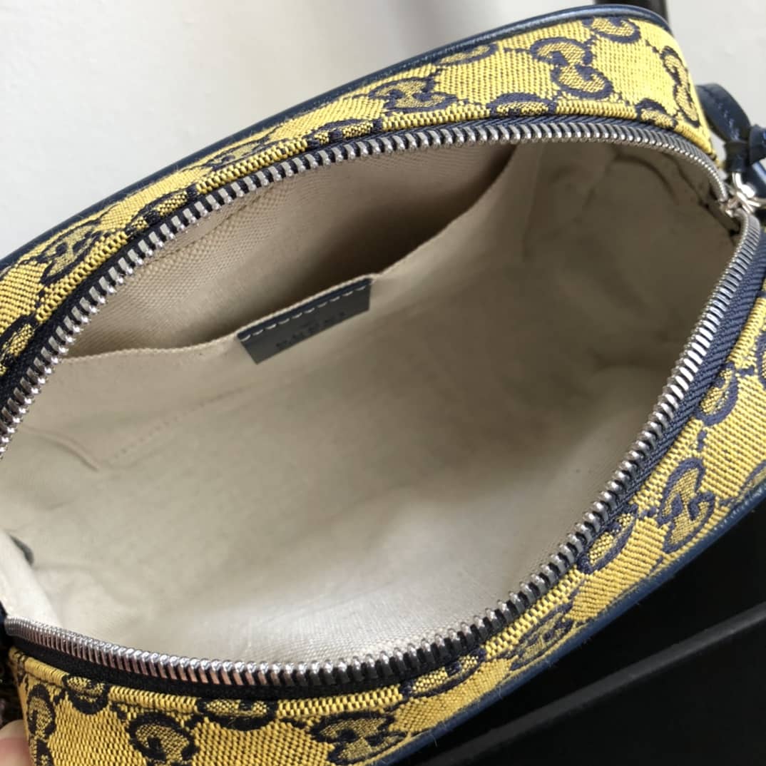 Gvc*1 Handbag Dupes Marmont Small Shoulder Handbag Camera Bag Replica Yellow 447632