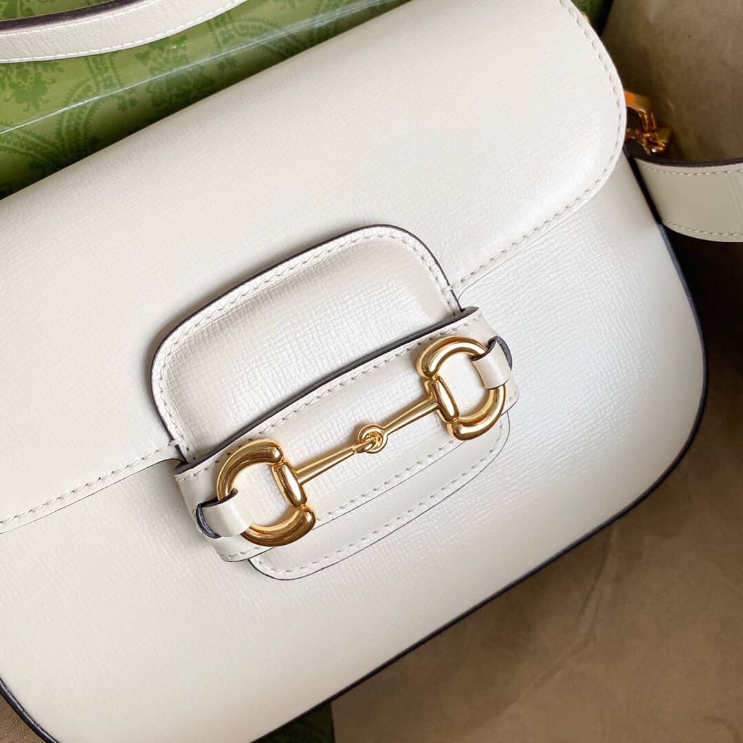 Gvc*1 Horsebit 1955 Mini Bag Replica White 658574