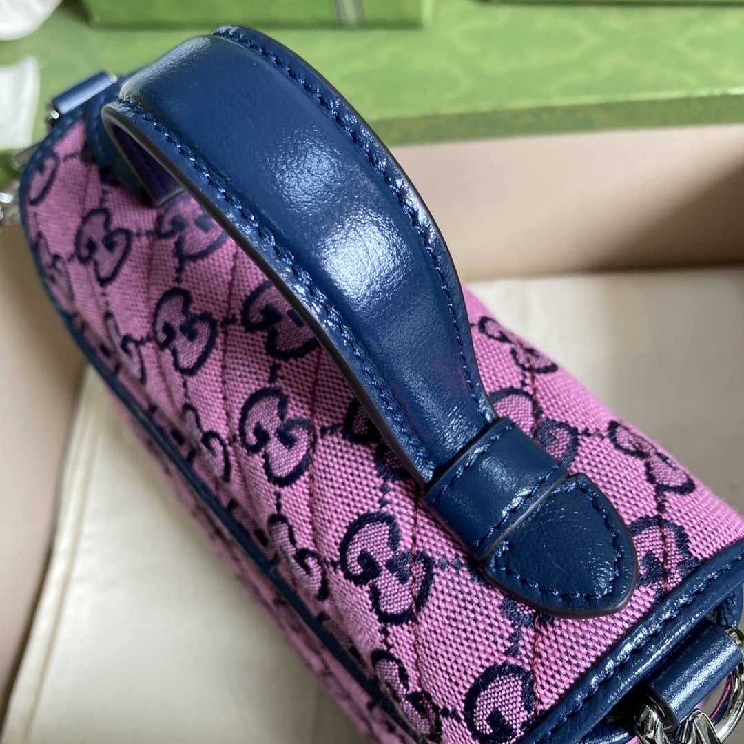 Gvc*1 Marmont GG Mini Top Handle Bag Replica 583571