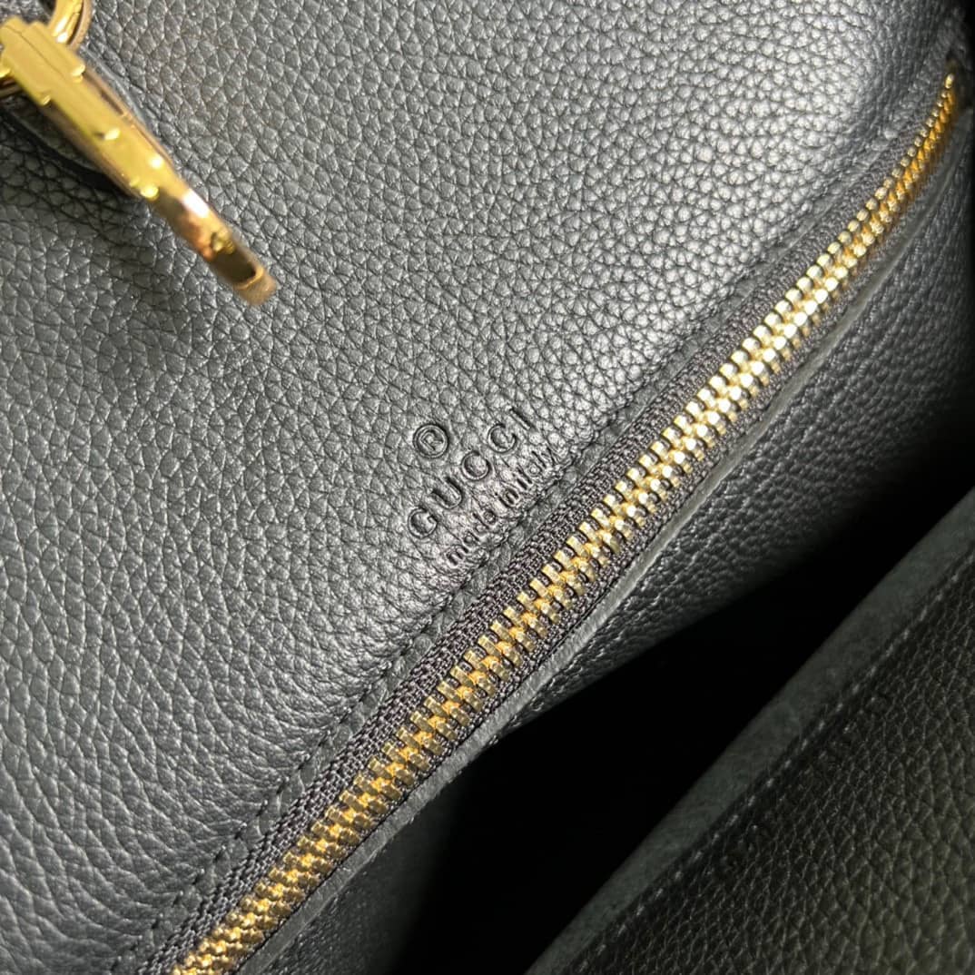 Gvc*1 Small Leather Tote With Gvc*1 Logo 674822 Replica Bag