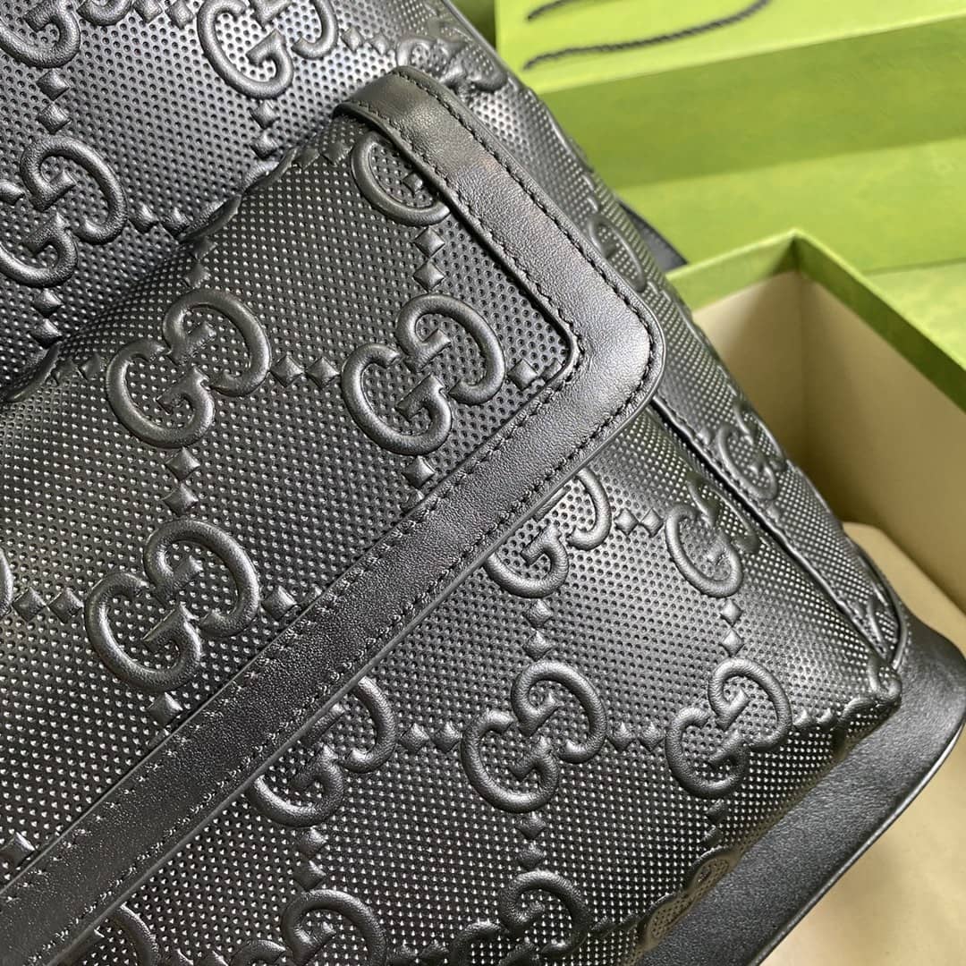 Gvc*1 GG Embossed Backpack Replica 658579