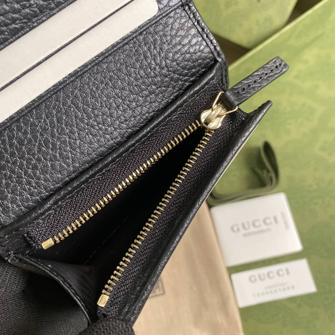 Gvc*1 Marmont GG Card Case Wallet Replica 658610