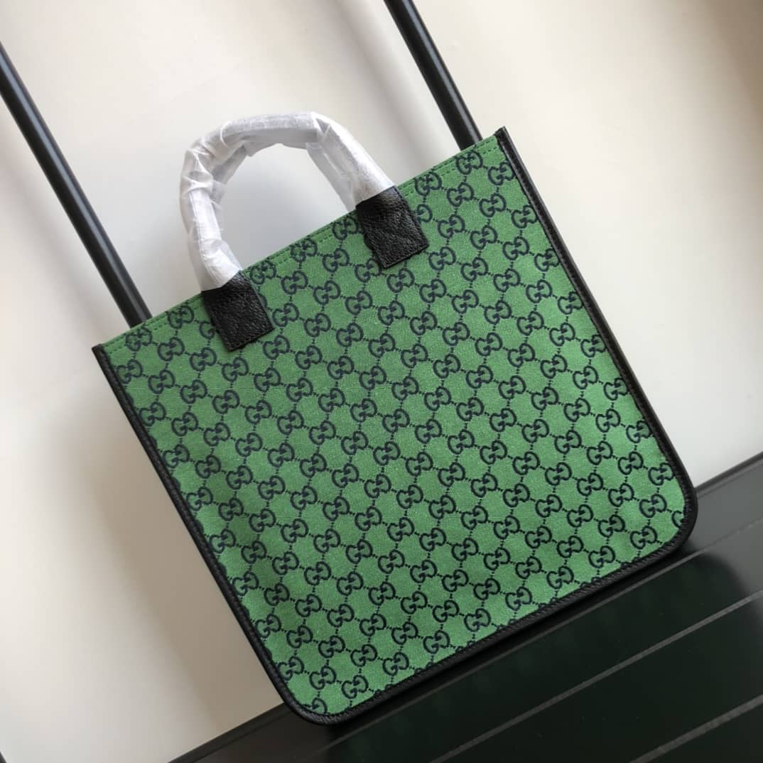 Gvc*1 GG Multicolor Kids Girl Tote Replica Green 550763