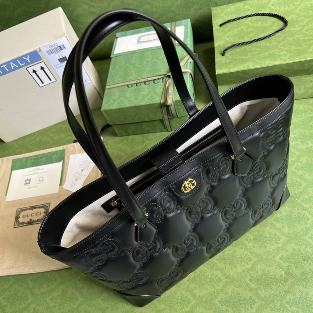 Gvc*1 GG Matelassé Leather Medium Tote Bag 631685 Replica