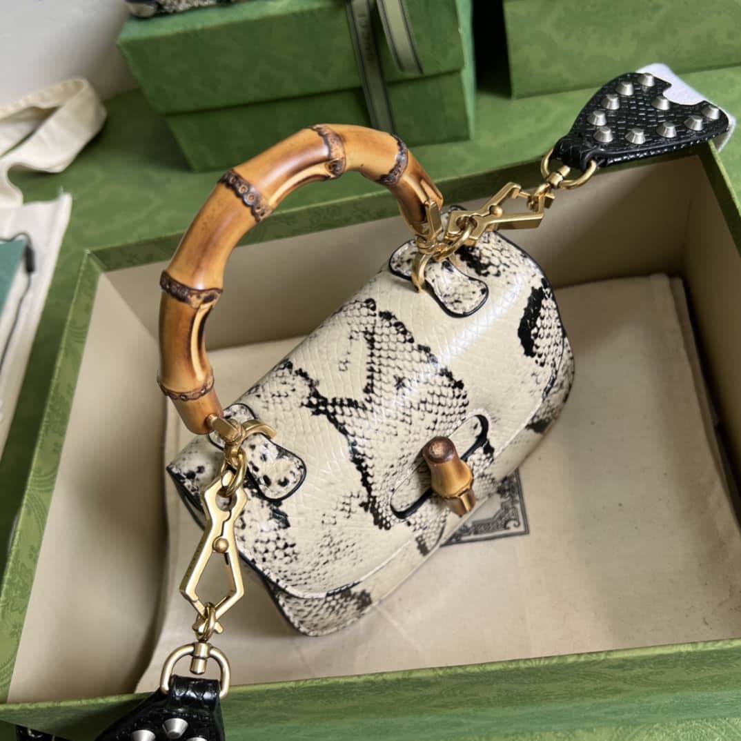 Gvc*1 Bamboo 1947 Mini Top Handle Shoulder Bag 686864 Replica