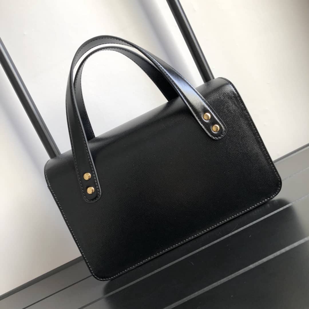 Gvc*1 Horsebit 1955 Small Top Handle Replica Bag Black 627323