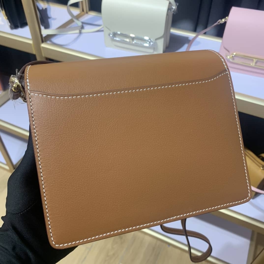 H**me5 Roulis Mini Sac Evercolor Calfskin Leather Crossbody Bag