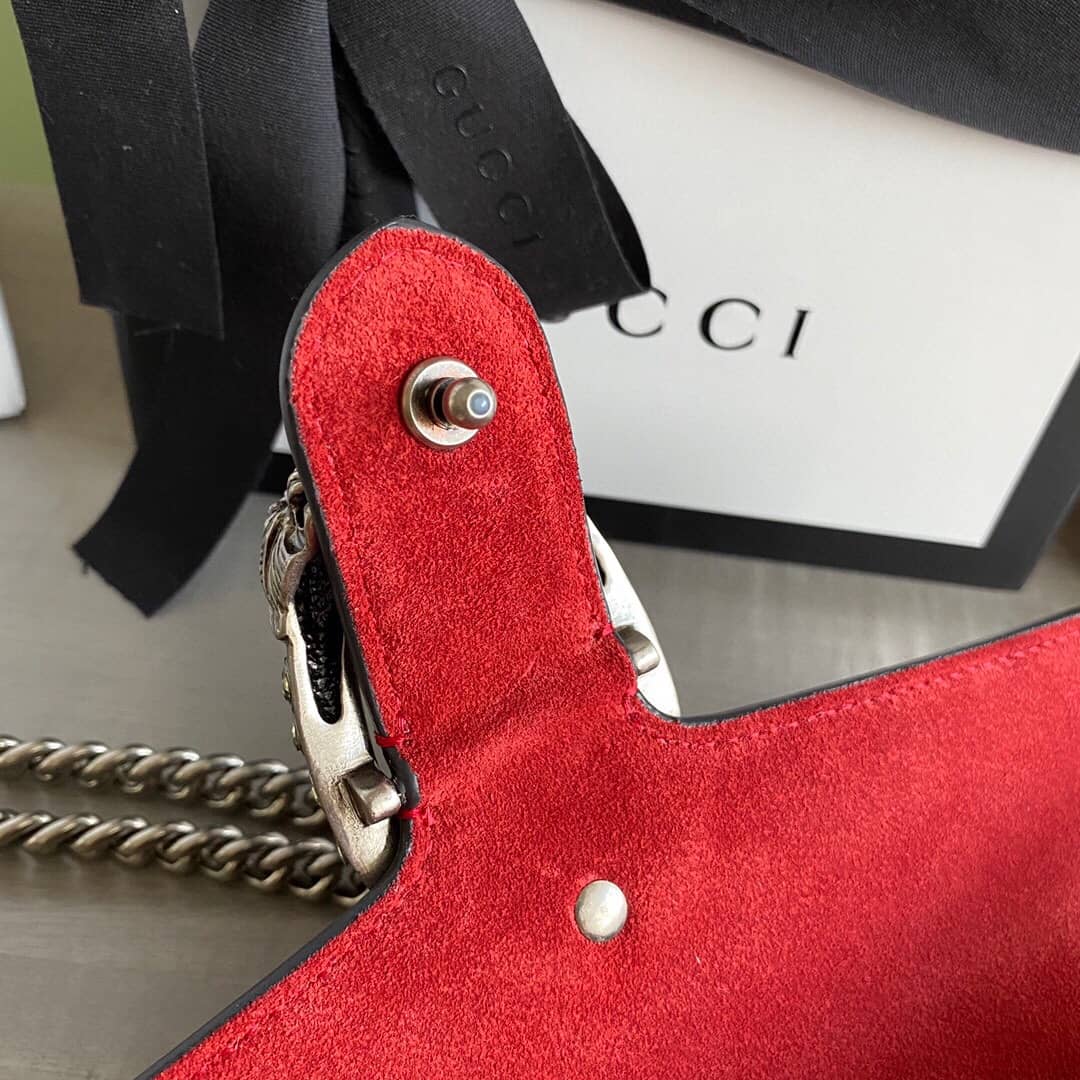 Gvc*1 GG Dionysus Small Shoulder Bag Replica Red 499623