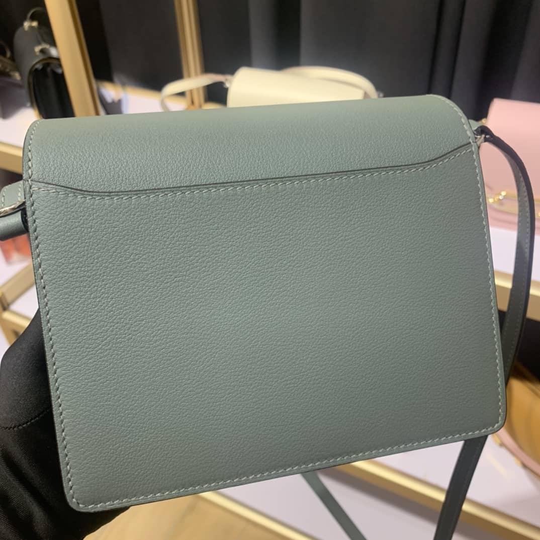 H**me5 Roulis Mini Sac Evercolor Calfskin Leather Crossbody Bag