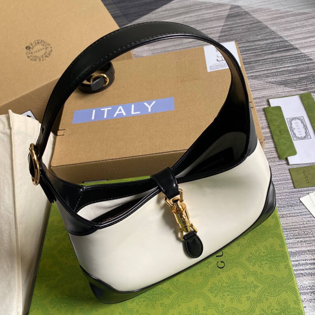 Gvc*1 GG Jackie 1961 Mini Shoulder Bag Replica White 637092