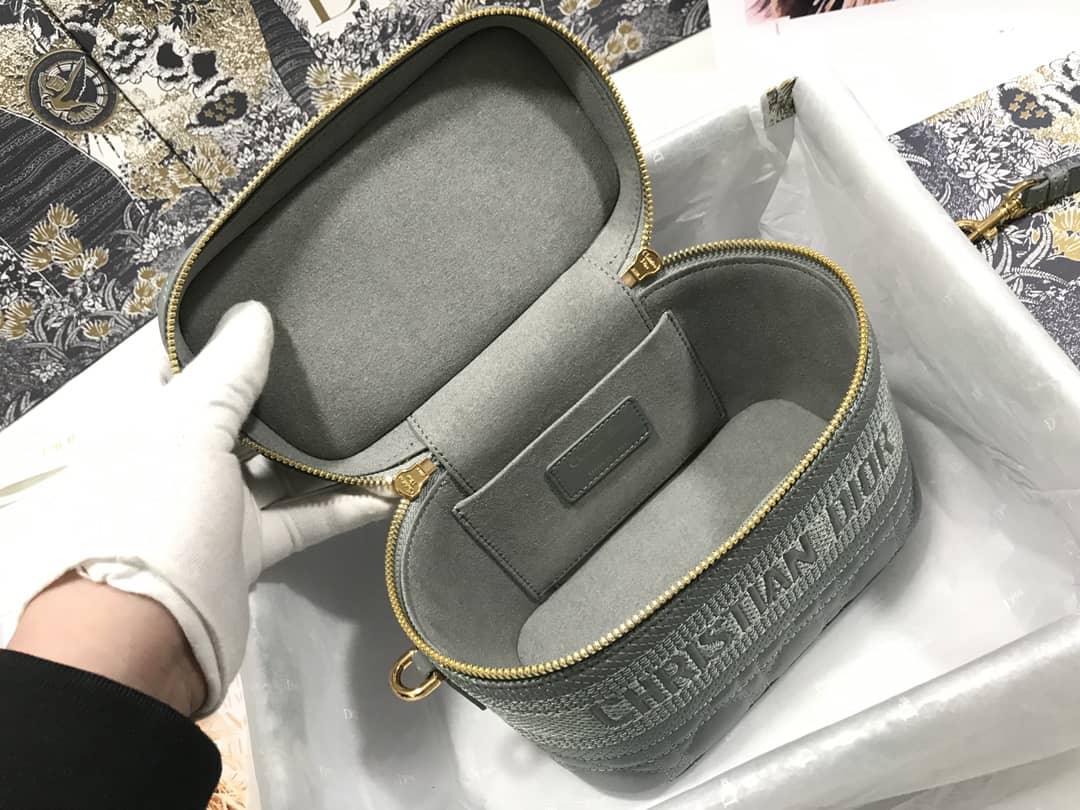 Chr1st1an D10r Travel Lambskin Vanity Case