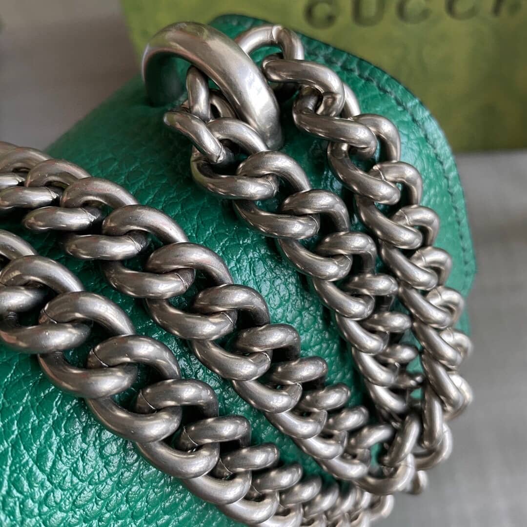 Gvc*1 GG Svp*me Dionysus Chain Replica Shoulder Bag Green 400249
