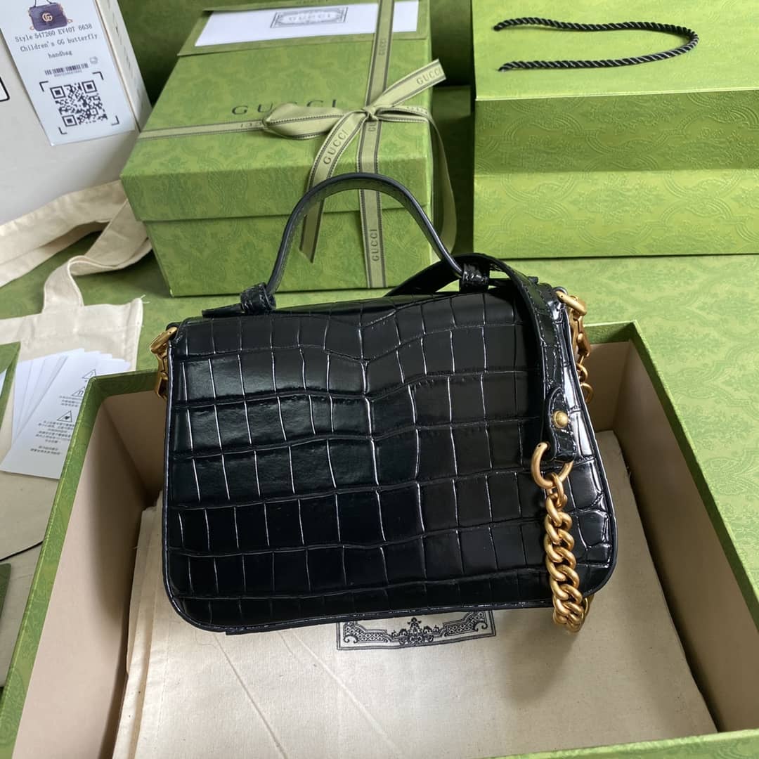 Gvc*1 Marmont GG Mini Top Handle Bag Replica 547260