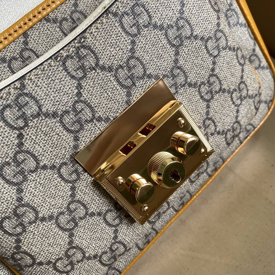 Gvc*1 Svp*me GG Padlock Canvas Mini Bag Replica 658487