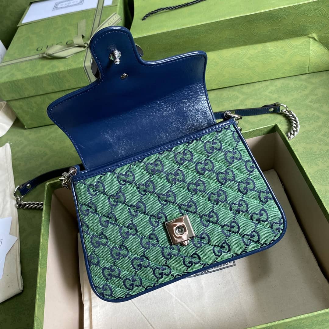 Gvc*1 Marmont GG Mini Top Handle Bag Replica 583571
