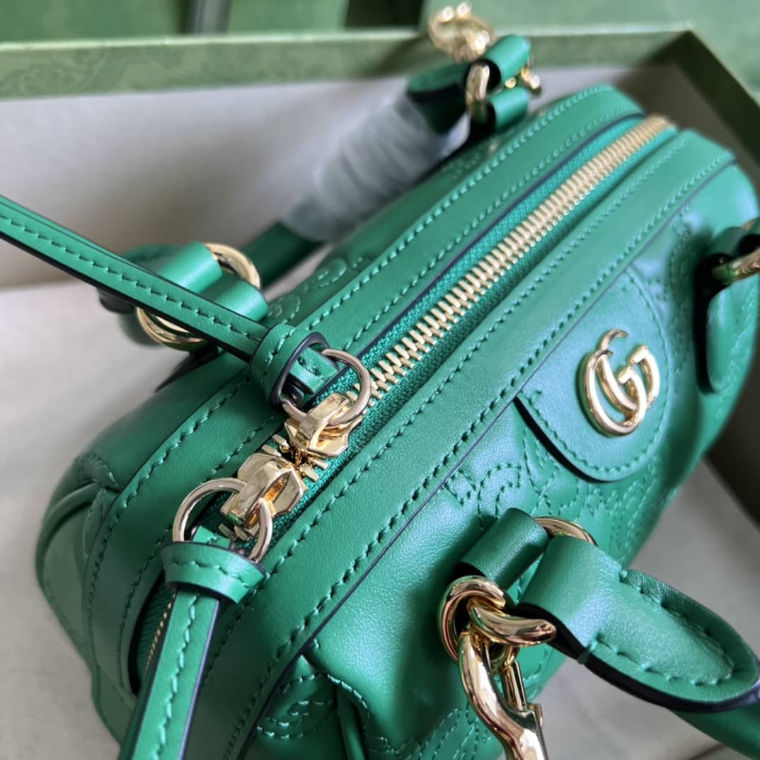 Gvc*1 GG Matelassé Leather Top Handle Shoulder Bag 702251 Replica