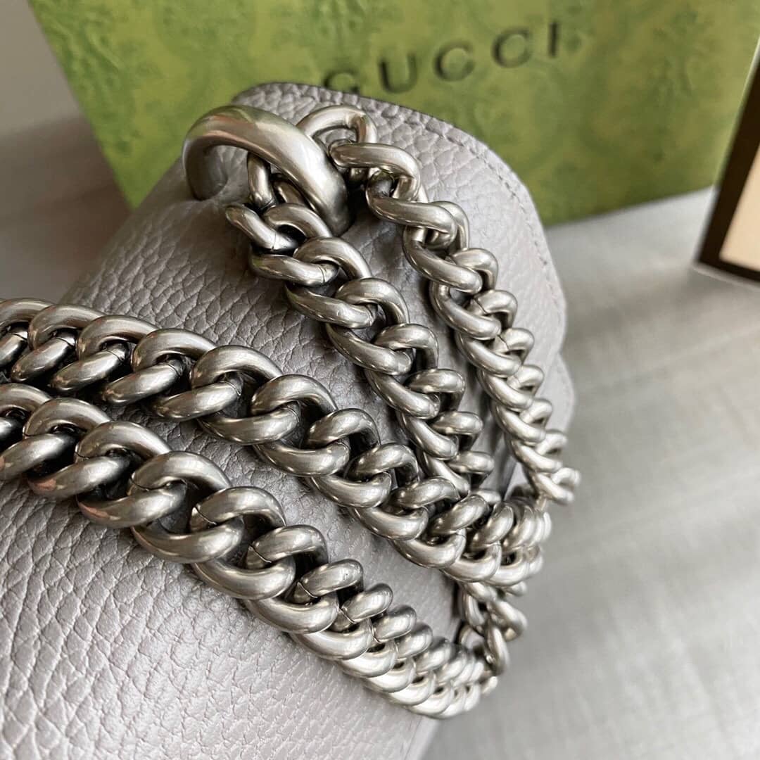 Gvc*1 GG Svp*me Dionysus Chain Replica Shoulder Bag Gray 400249