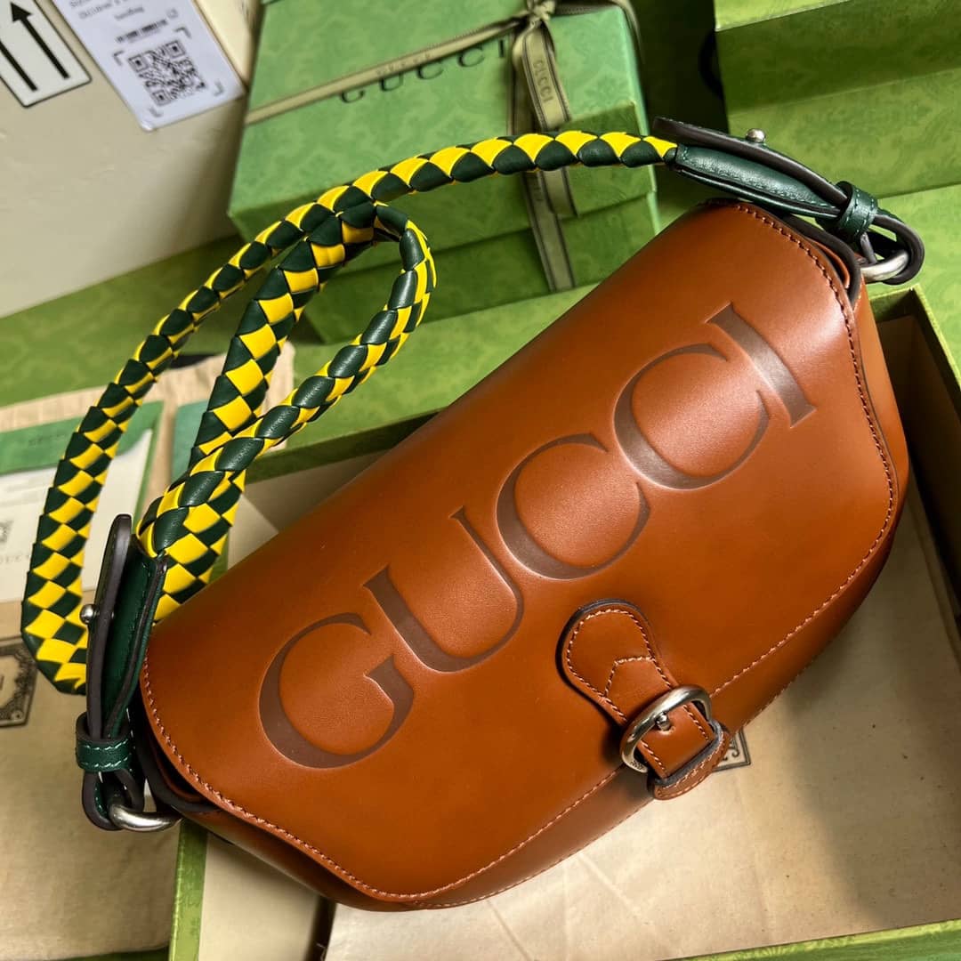 Gvc*1 Logo-print Leather 679540 Replica Shoulder Bag