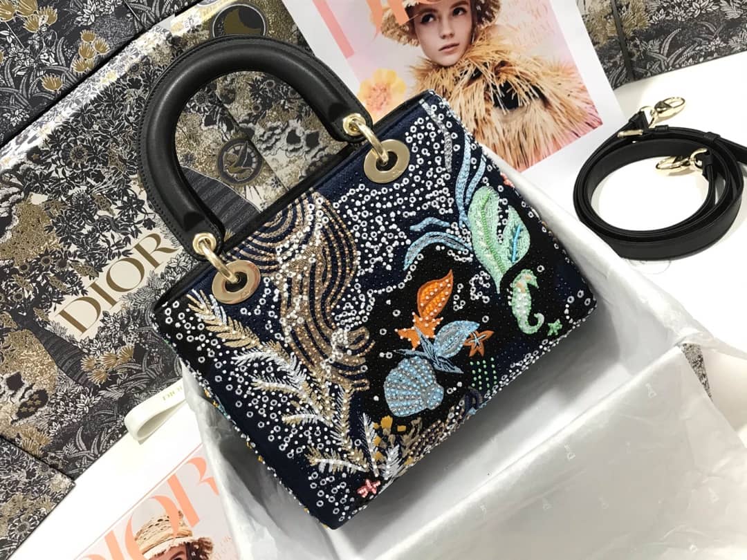 Chr1st1an D10r Lady D10r 24CM Replica Bag