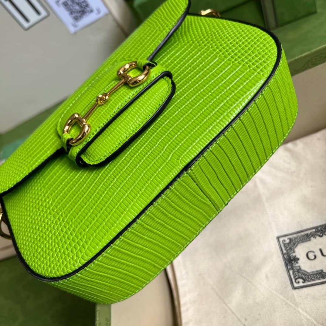 Gvc*1 Horsebit 1955 Lizard Mini 675801 Replica Shoulder Bag