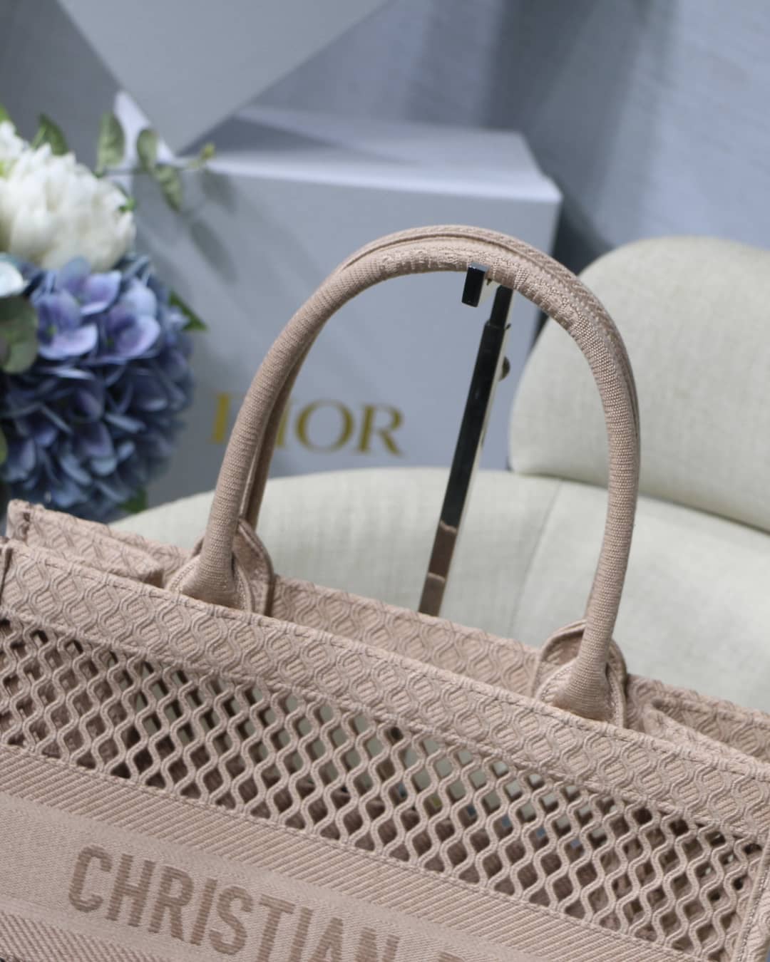 Chr1st1an D10r Mesh Book Tote Bag