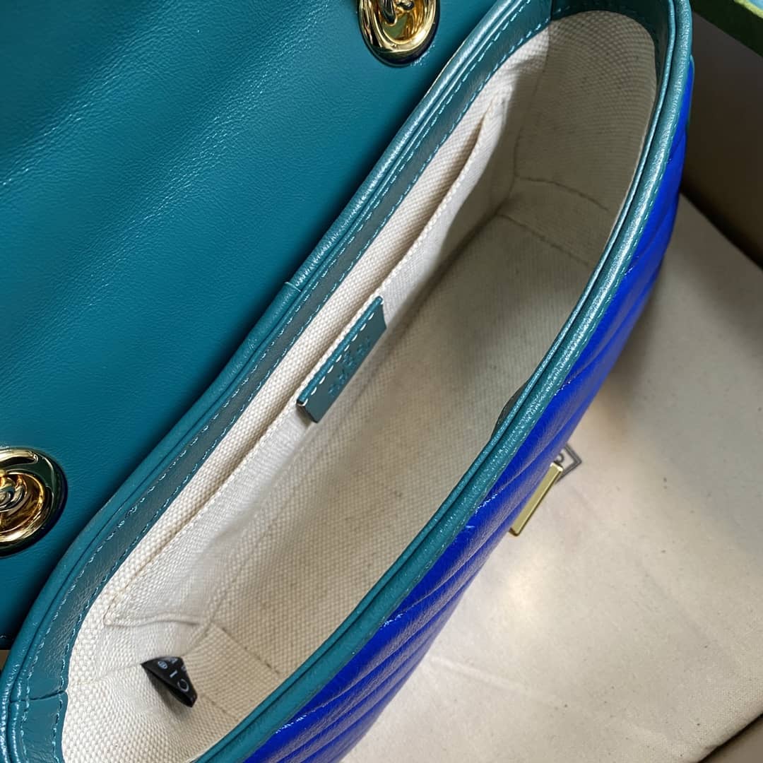Gvc*1 Marmont GG Matelasse Leather Mini Shoulder Bag Replica 446744