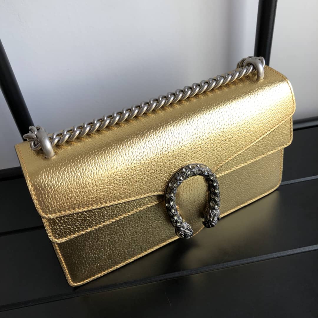 Gvc*1 GG Dionysus Small Shoulder Bag Replica Yellow 499623