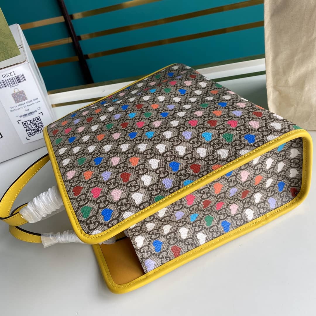Gvc*1 GG Printed Multicolor Kids Girl Tote Replica 605614