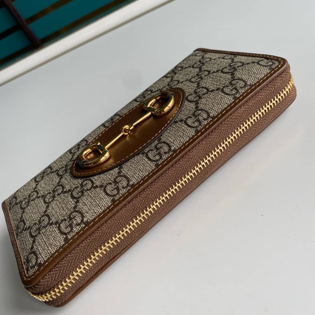 Gvc*1 Horsebit 1955 Zip Around Wallet 621889 Replica