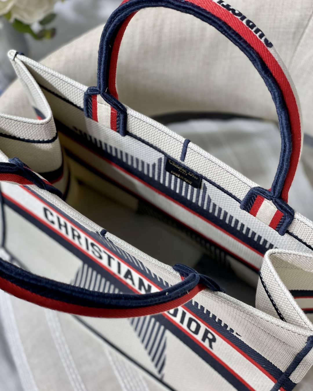 D10r Dupe CD Book Embroidery Tote Bag