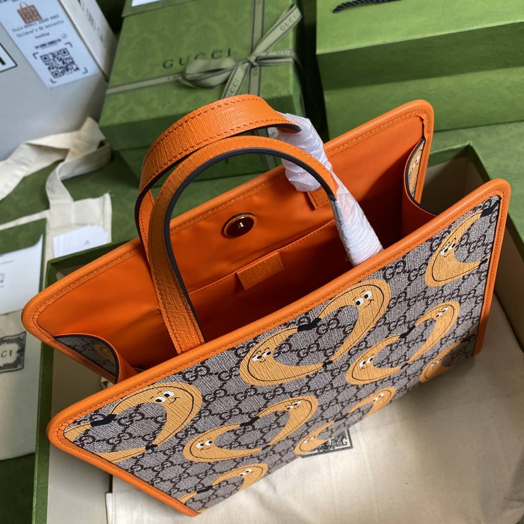 Gvc*1 GG Printed Multicolor Kids Girl Tote Replica 605614