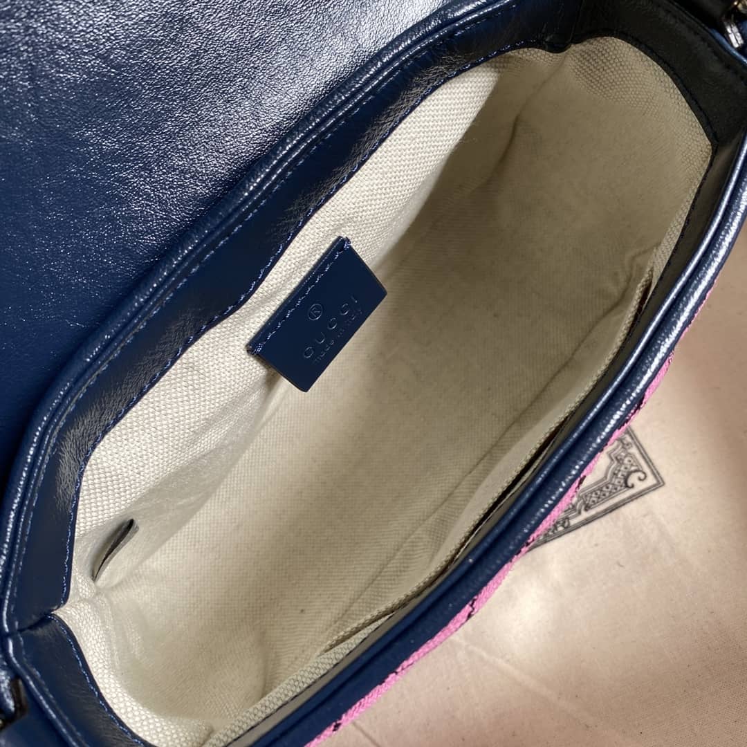 Gvc*1 Marmont GG Mini Top Handle Bag Replica 583571