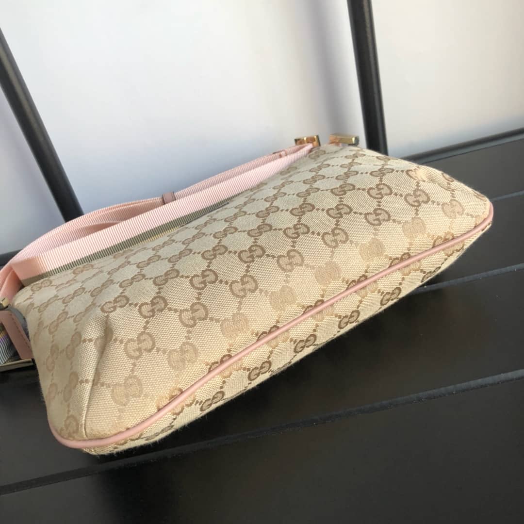 Gvc*1 GG Canvas Shoulder Bag Replica Beige 189749