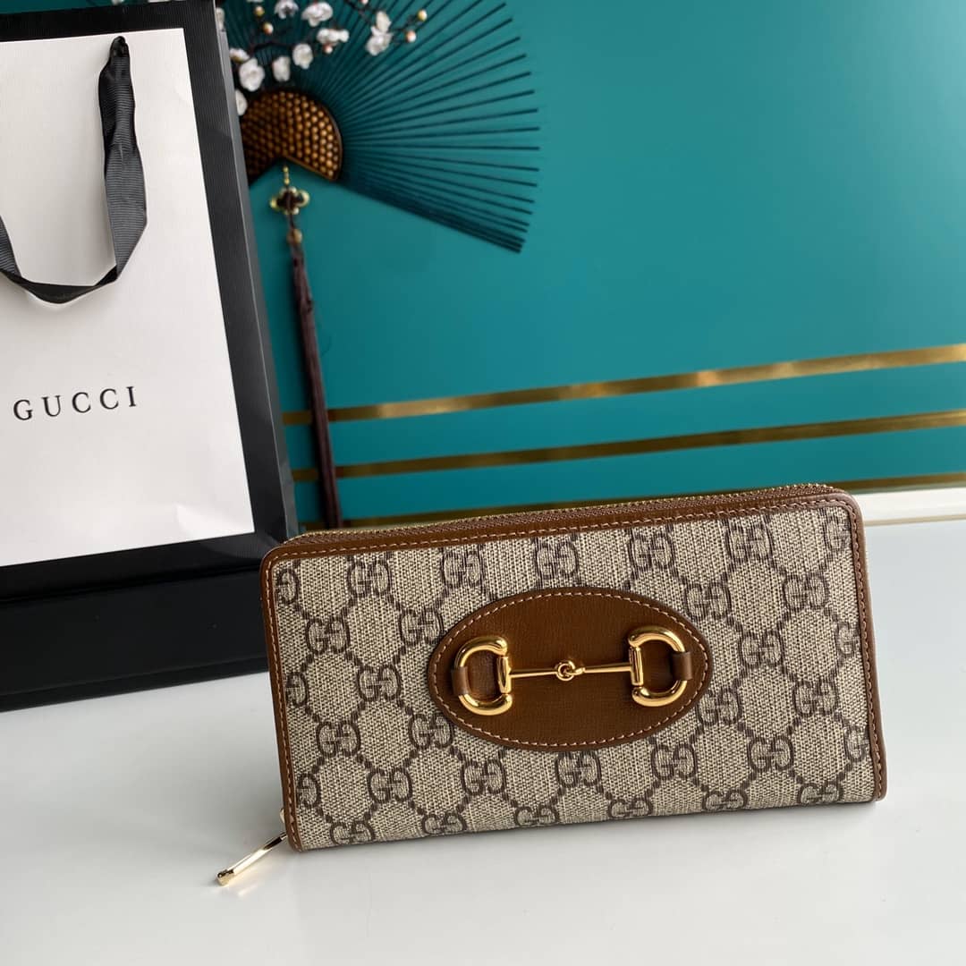 Gvc*1 Horsebit 1955 Zip Around Wallet 621889 Replica