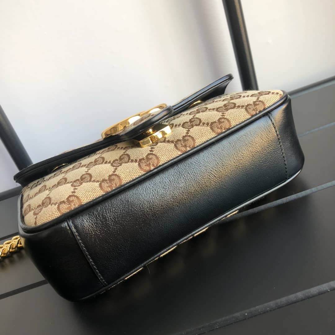 Gvc*1 GG Marmont Mini Matelasse Shoulder Bag Replica Yellow 446744